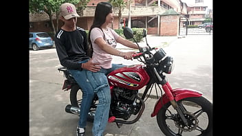 I WAS Training MY NEIGHBOR DEK Surroundings HOW TO Ride A MOTORCYCLE, BUT THE Super-naughty Female SAT ON MY Legs AND IT Sexually aroused ME HOW Mouth-watering
