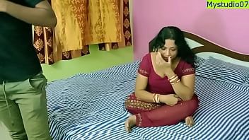 Indian Super-hot hard-core bhabhi having bang-out with small schlong boy! She is not happy!