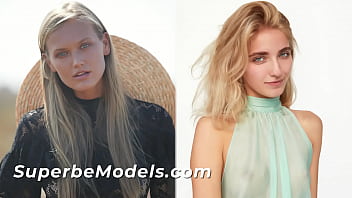 SUPERBE MODELS - (Dasha Elin, Bella Luz) - Ash-blonde COMPILATION! Wonderful Models De-robe Slowly And Flash Their Ideal Bods Only For You