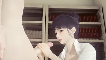 Anime Pornography Uncensored - Shoko masturbates off and concludes off on her face and gets banged while taking hold of her melons - Asian Chinese Manga Anime Game Pornography